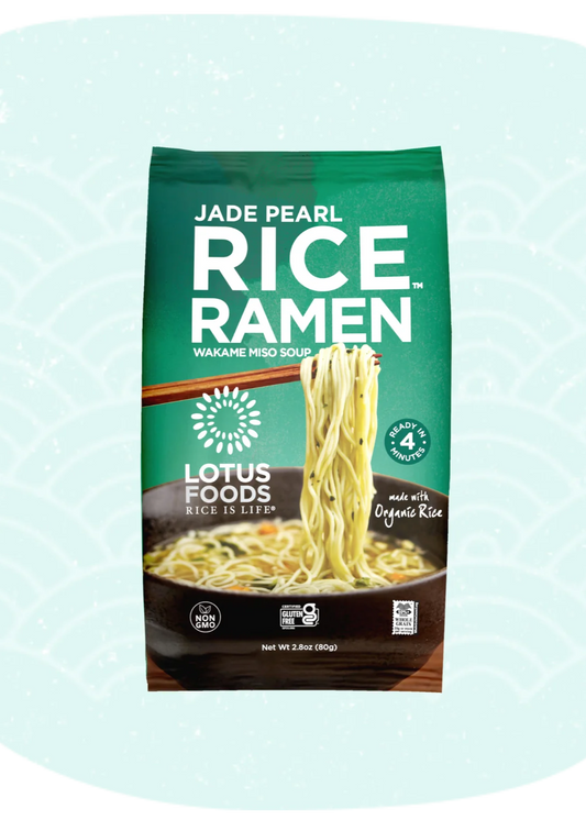 Lotus Jade Pearl Rice™ Ramen with Wakame Miso Soup (GF)