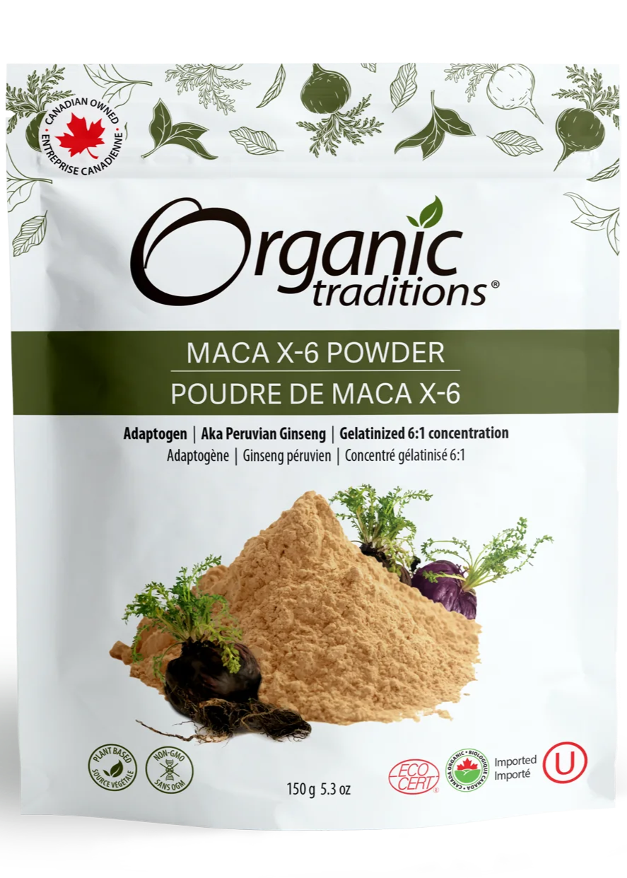 Maca X-6 Powder, Organic Traditions