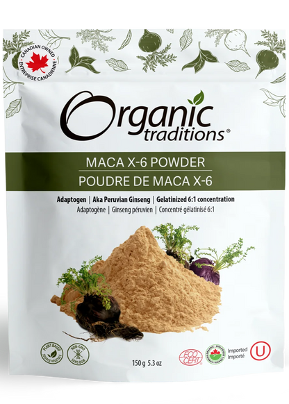 Maca X-6 Powder, Organic Traditions