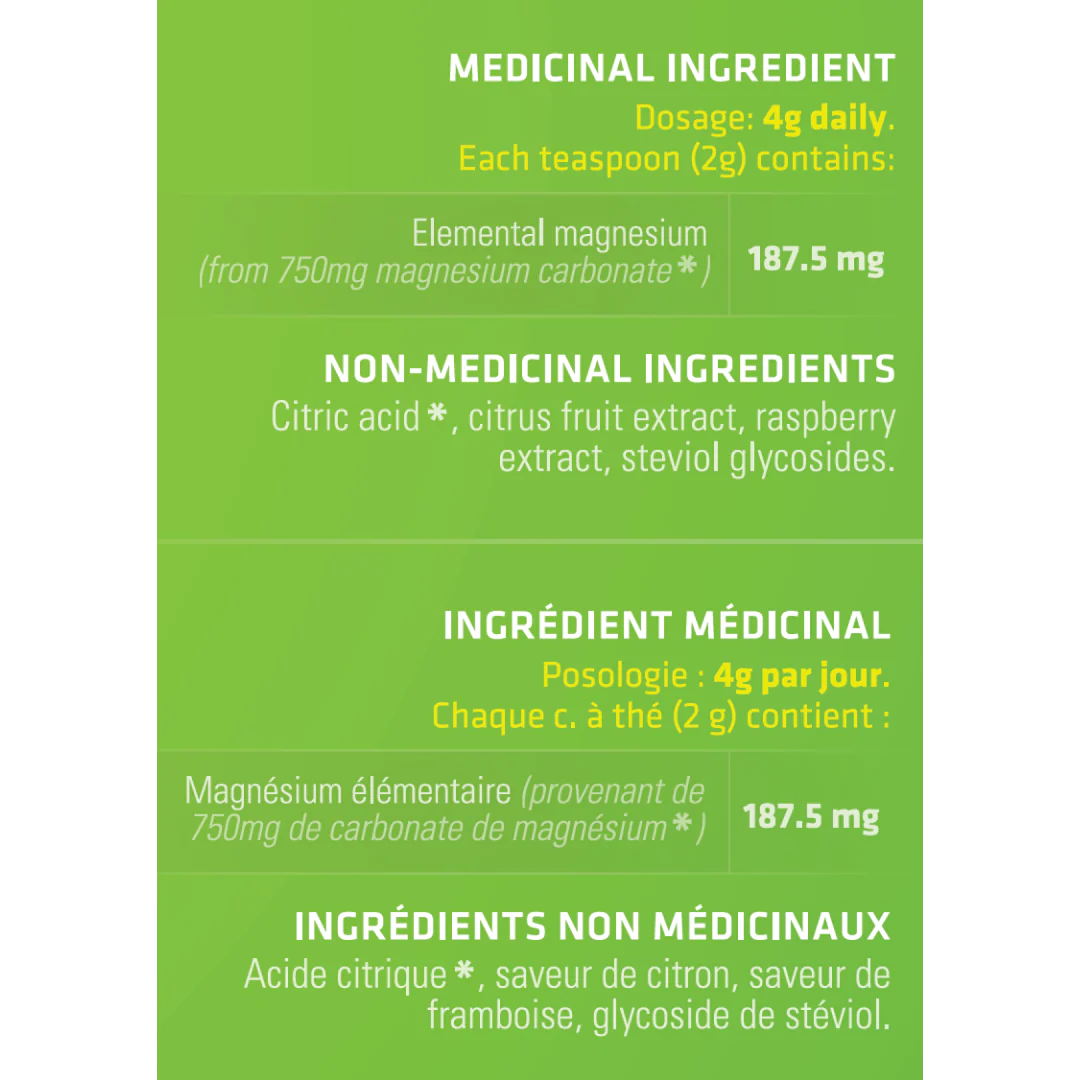 ITL MAG365 Ionic Magnesium Citrate - Raspberry Lemon