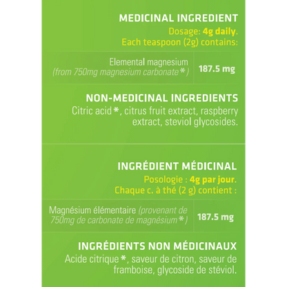 ITL MAG365 Ionic Magnesium Citrate - Raspberry Lemon