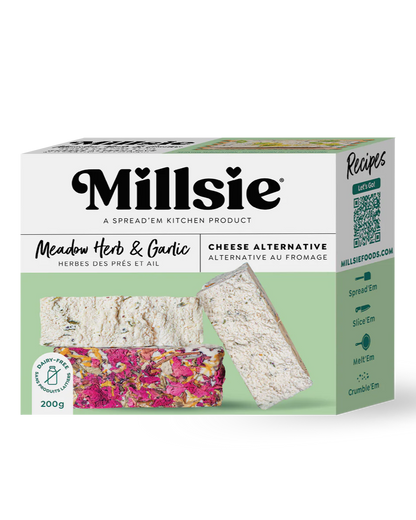 Cashew Cheeze Block Meadow Herb & Garlic (V) *FROZEN*