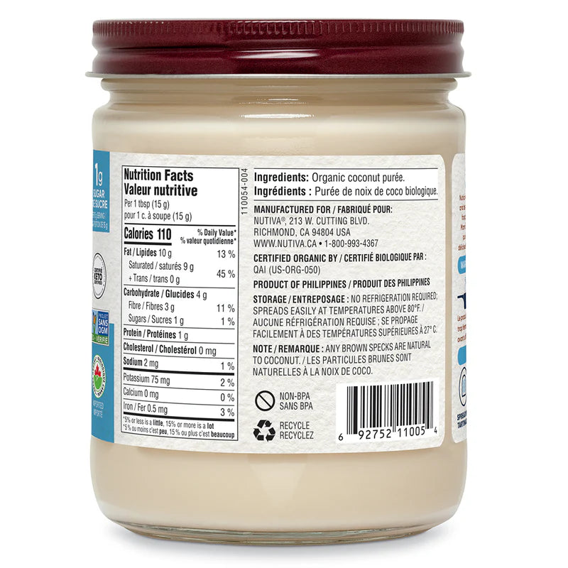 Nutiva Coconut Manna, Organic