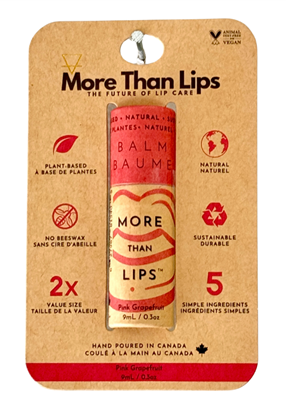 More Than Lips Pink Grapefruit Lip Balm
