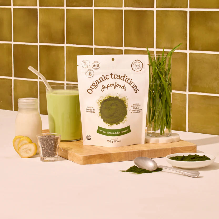 Wheat Grass Juice Powder, Organic Traditions