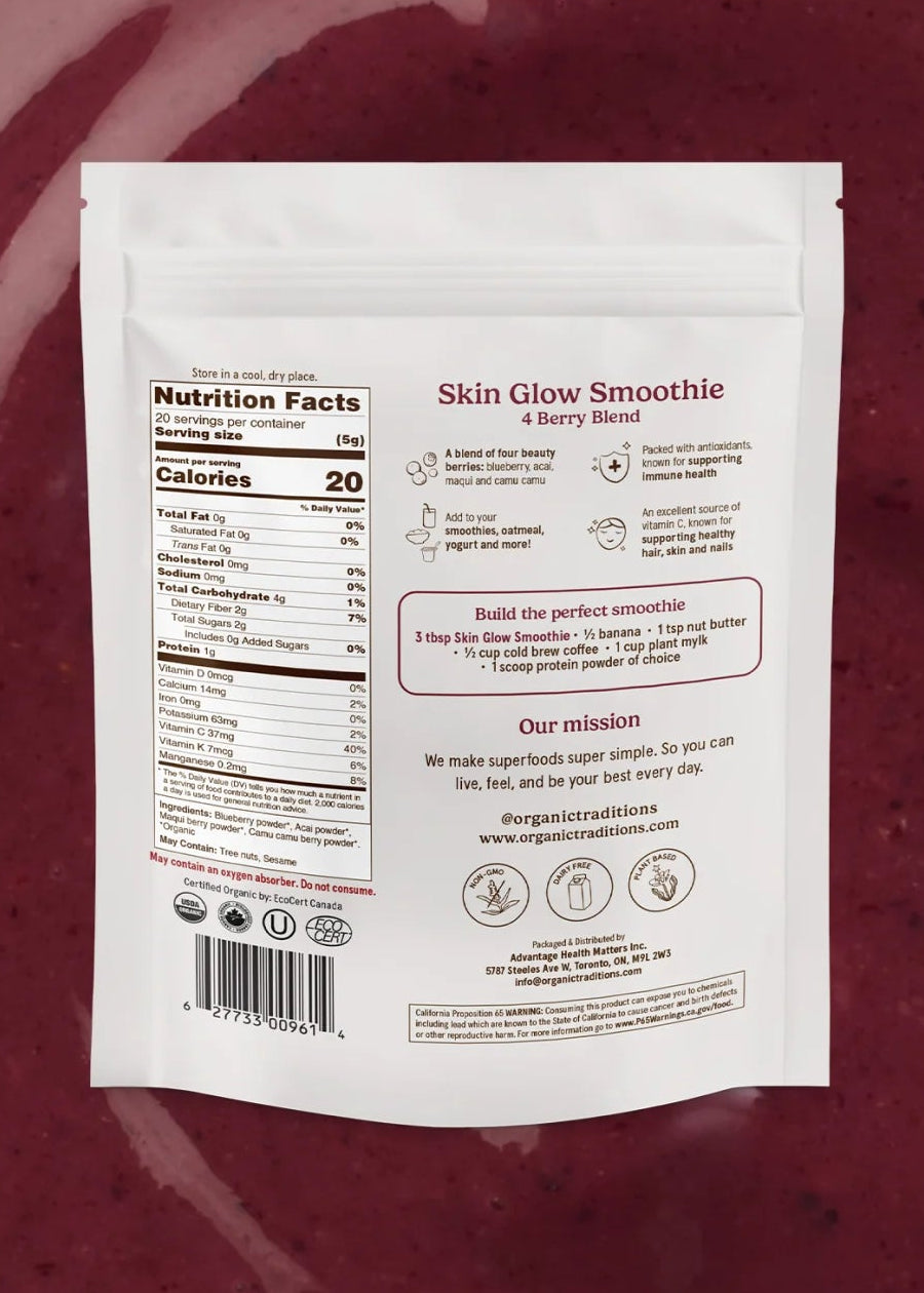 Skin Glow Smoothie, Organic Traditions