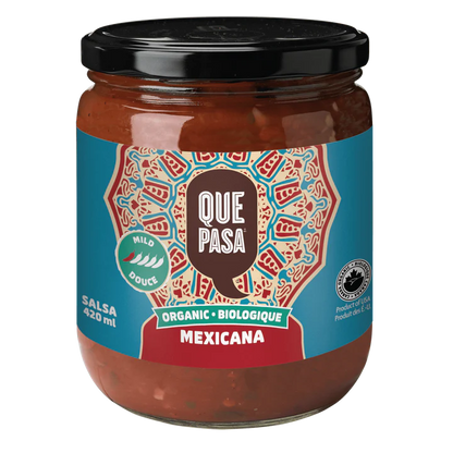Que Pasa Mexicana Mild Salsa, Organic