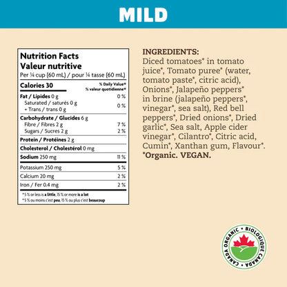 Que Pasa Mexicana Mild Salsa, Organic