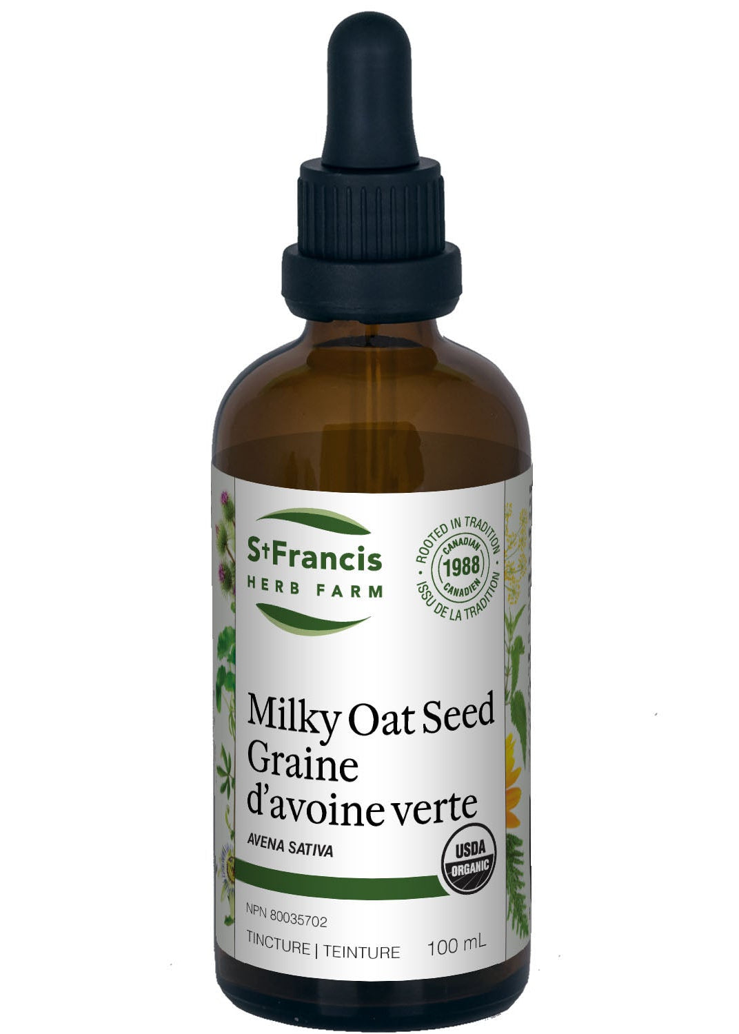 St. Francis Milky Oat Seed Tincture