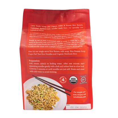 Lotus Millet & Brown Rice Ramen (Org) (GF)
