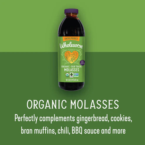 Molasses Blackstrap Unsulphured, Organic & Fair Trade