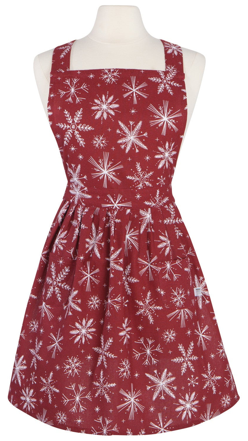 Classic Apron, Snowflakes