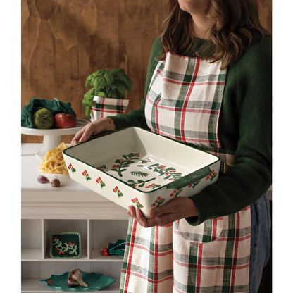 Classic Apron, Noel Plaid