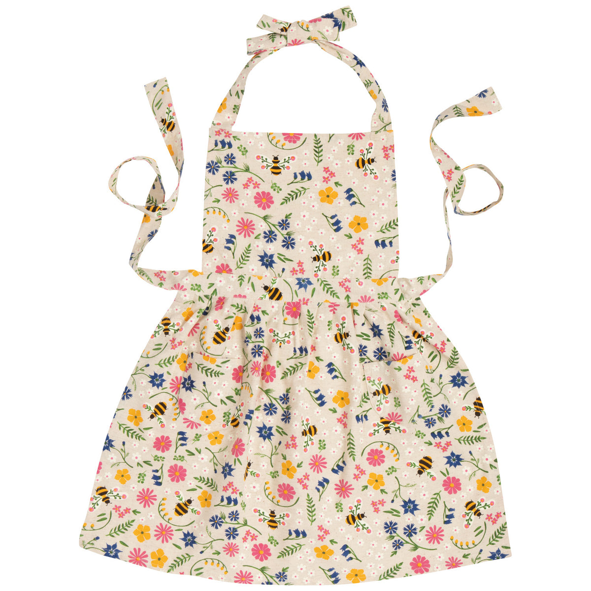 Classic Apron, Bee Garden