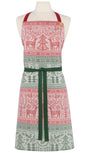 Jacquard Apron, Forest Folk