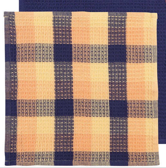 Dishcloth Check It Dusk 3-pk
