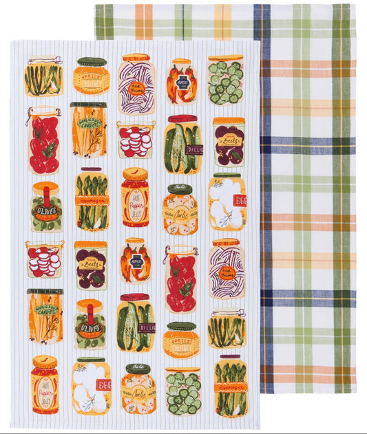 Dishtowel Set Pickling, 2-pk