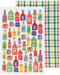 Dishtowel Set Hot Sauce, 2-pk
