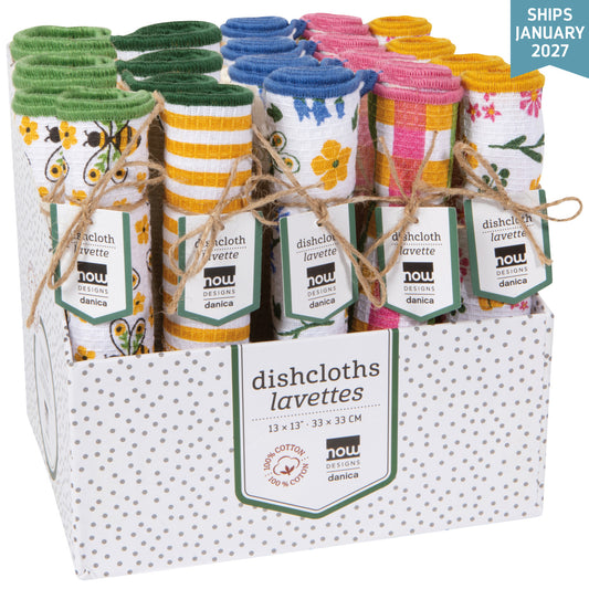Dishcloth Bee Garden, Assorted