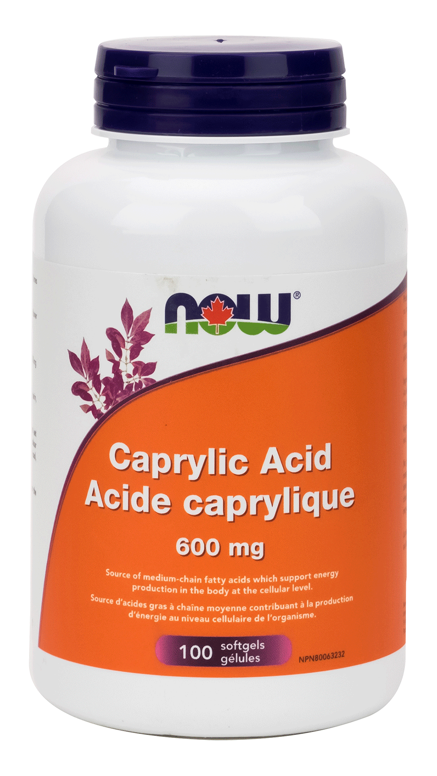 Caprylic Acid 600mg Softgels