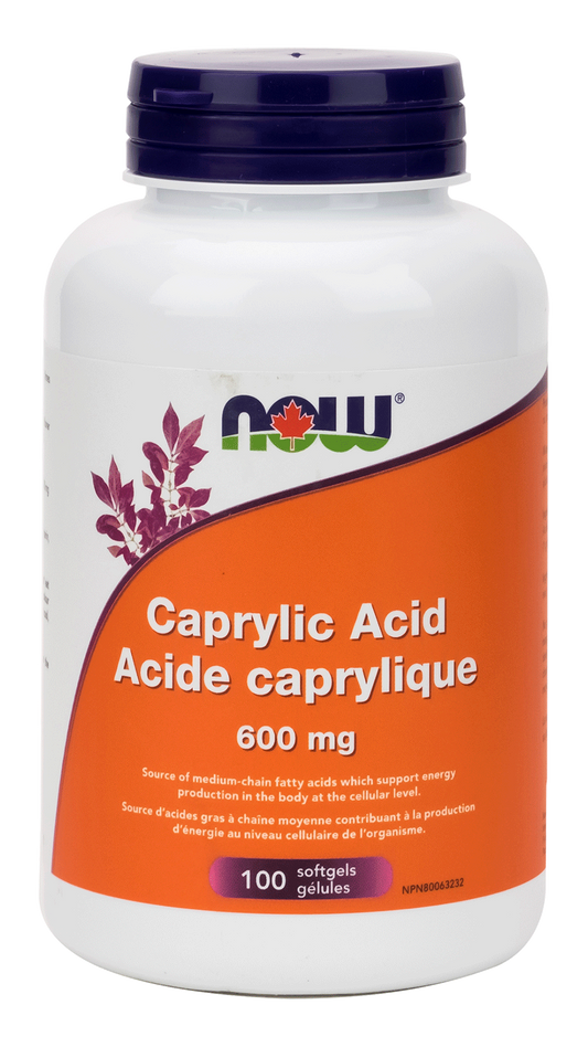 Caprylic Acid 600mg Softgels