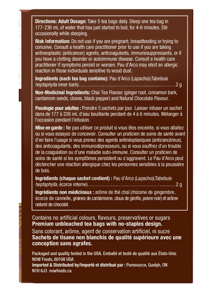 Pau D’Arco Chai Wellness Herbal Tea Blend