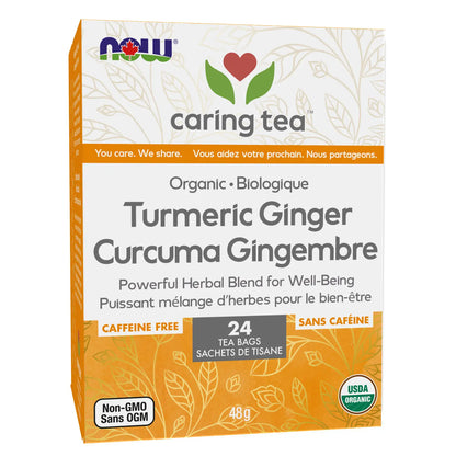 Turmeric Ginger Organic Herbal Tea Blend