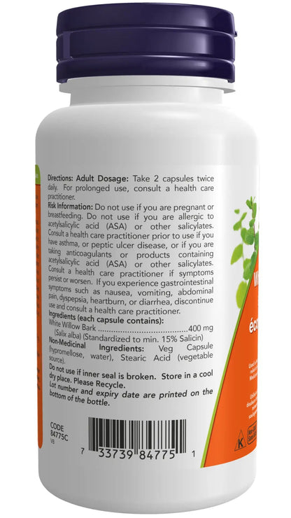 White Willow Bark Extract 400mg
