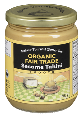 Sesame Tahini, Smooth, Pure Organic FT