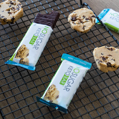 No Sugar Keto Bar Chocolate Chip Cookie Dough