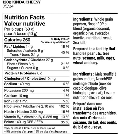 NoochPop Popcorn Kinda Cheesy