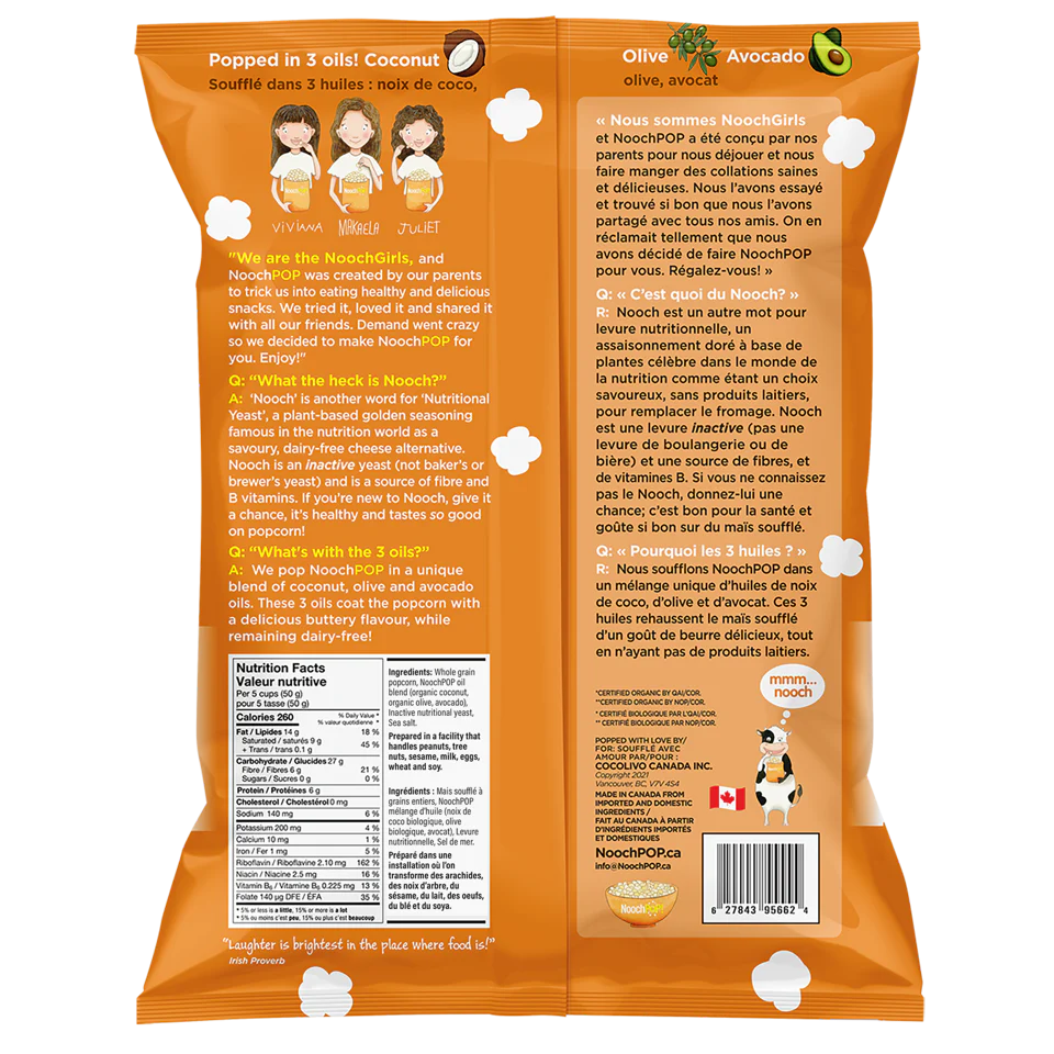 NoochPop Popcorn Kinda Cheesy