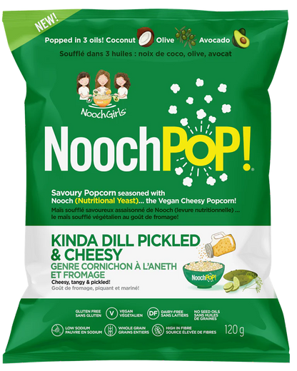 NoochPop Popcorn Kinda Dill Pickled & Cheesy