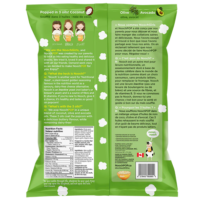 NoochPop Popcorn Kinda Garlic & Cheesy