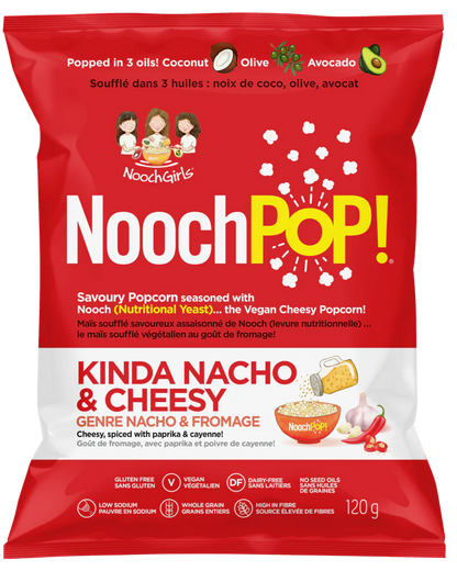 NoochPop Popcorn Kinda Nacho & Cheesy