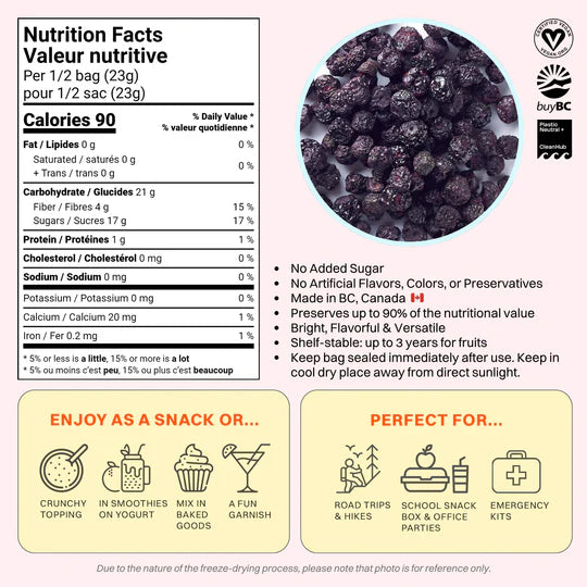 Blueberries, Freeze-Dried