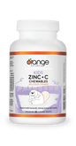 Kids Zinc + C Chewables, Delicious Orange