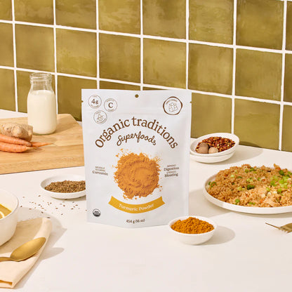 Turmeric Powder, Organic Traditions