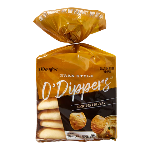 O'Dippers Naan Style Bites, Original (GF) (V) *FROZEN*
