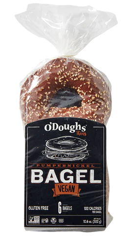 Bagel Thins, Pumpernickel (GF) (V) *FROZEN*