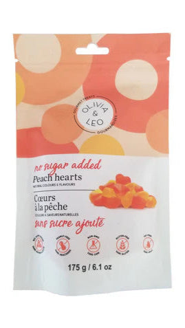 Olivia & Leo Peach Hearts