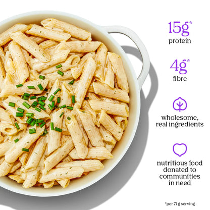 Chickapea One Pot Pasta Meal Creamy Garlic (GF)