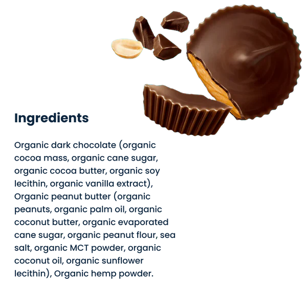 Chocxo Dark Chocolate Peanut Butter Cups (Org)