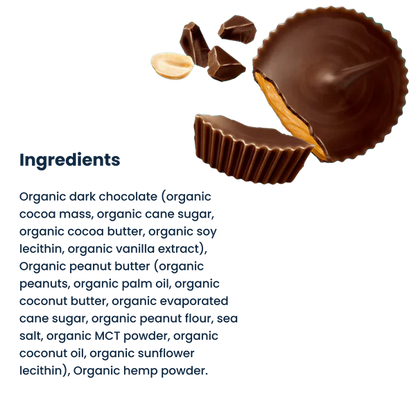 Chocxo Dark Chocolate Peanut Butter Cups (Org)