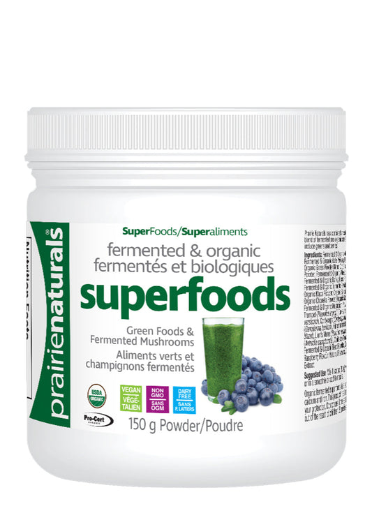 Superfoods, Fermented & Organic Green Foods & Mushrooms