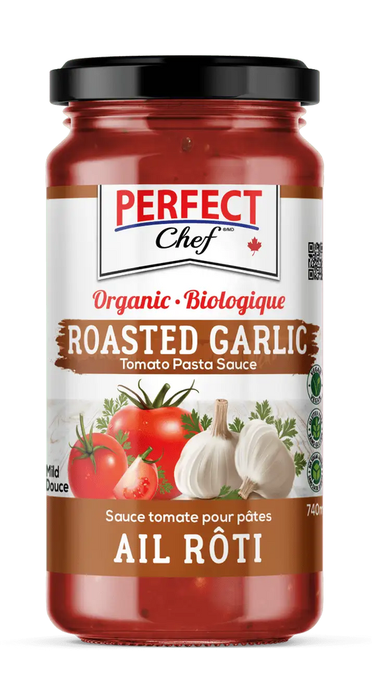 Perfect Chef Pasta Sauce, Roasted Garlic (Org)