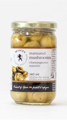 De Luca's Mushrooms, Marinated