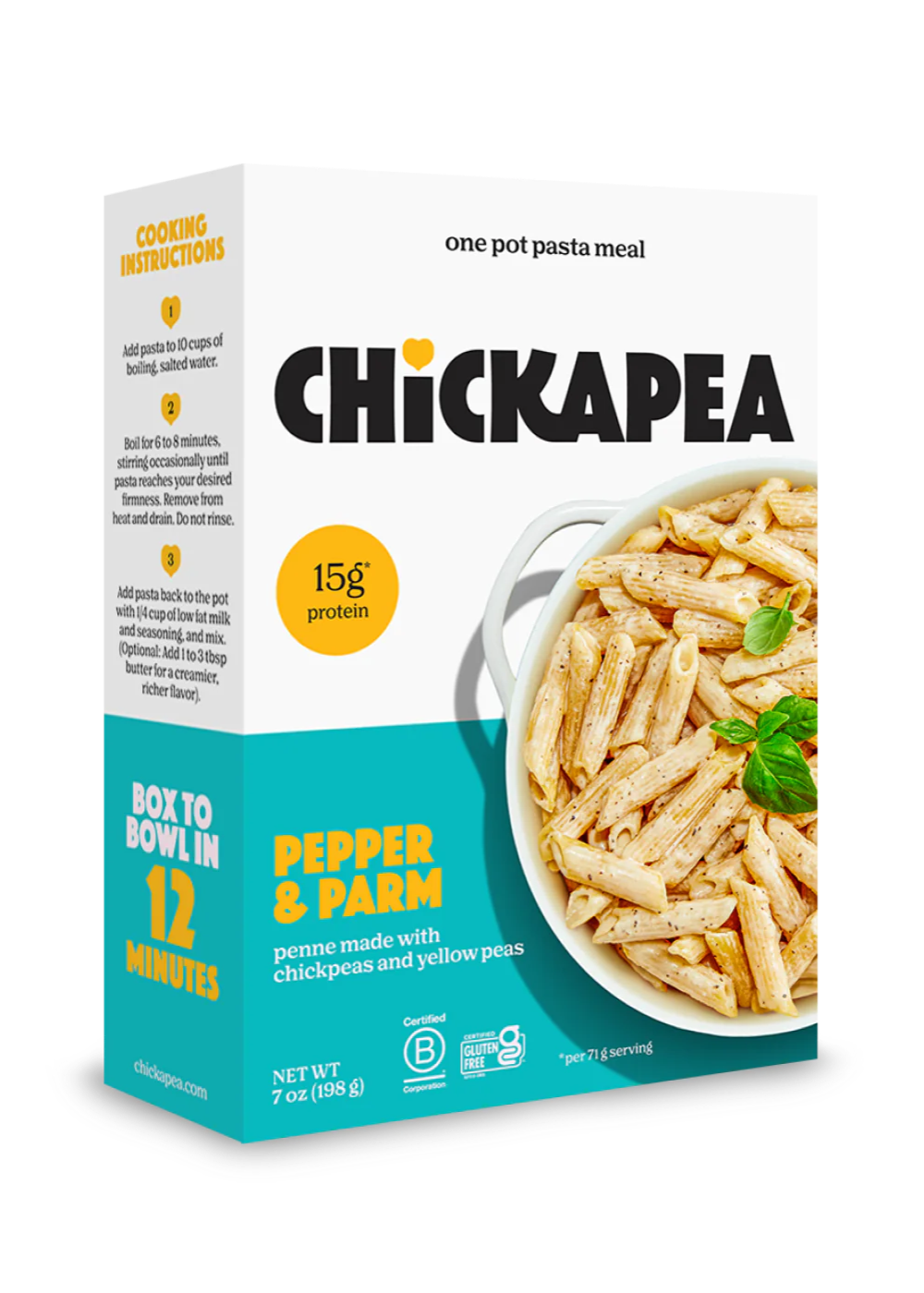 Chickapea One Pot Pasta Meal Pepper & Parm (GF)