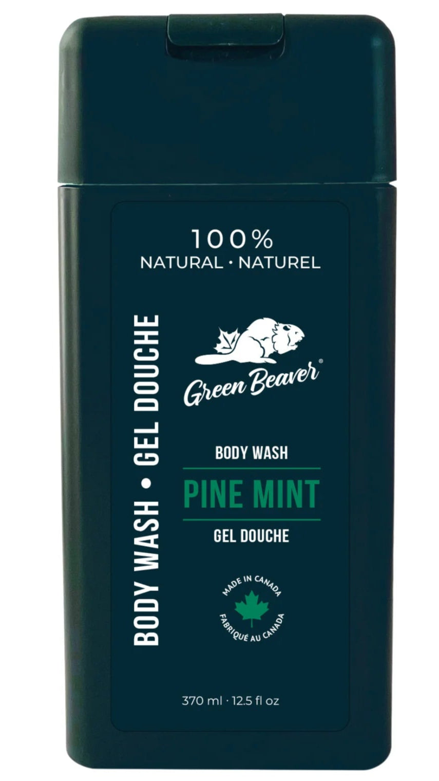 Green Beaver Men's Body Wash Pine Mint
