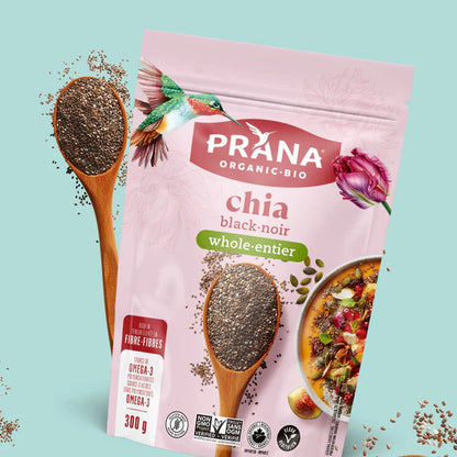 Chia Seeds, Whole Black, Organic